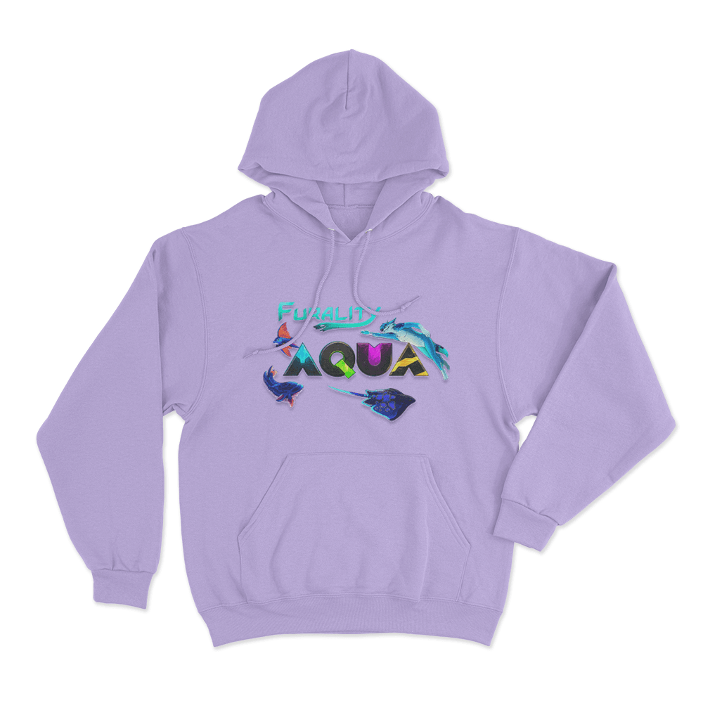 Furality Aqua Unisex Hoodie Purple Furality Aqua Unisex Hoodie Purple 1