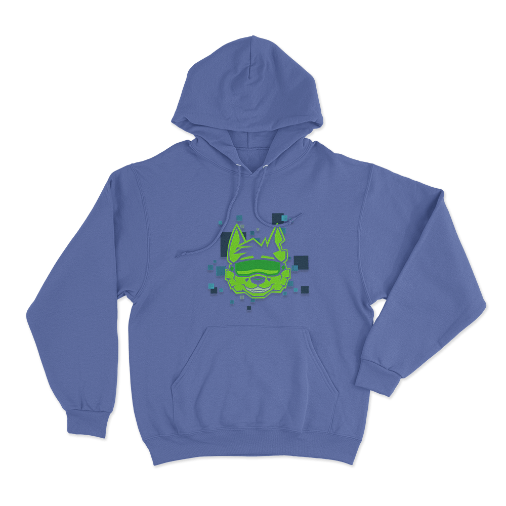 Furality Cyber Unisex Hoodie Blue Furality Cyber Unisex Hoodie Blue