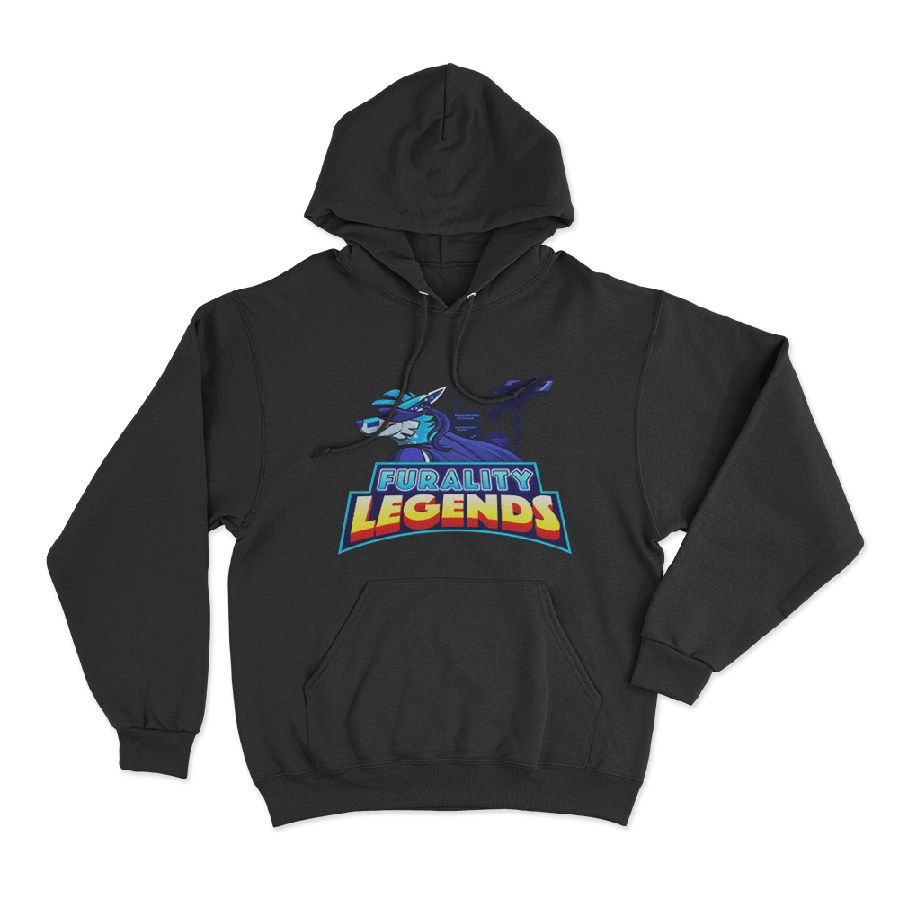 Furality Legends Unisex Hoodie Black Furality Legends Unisex Hoodie Black