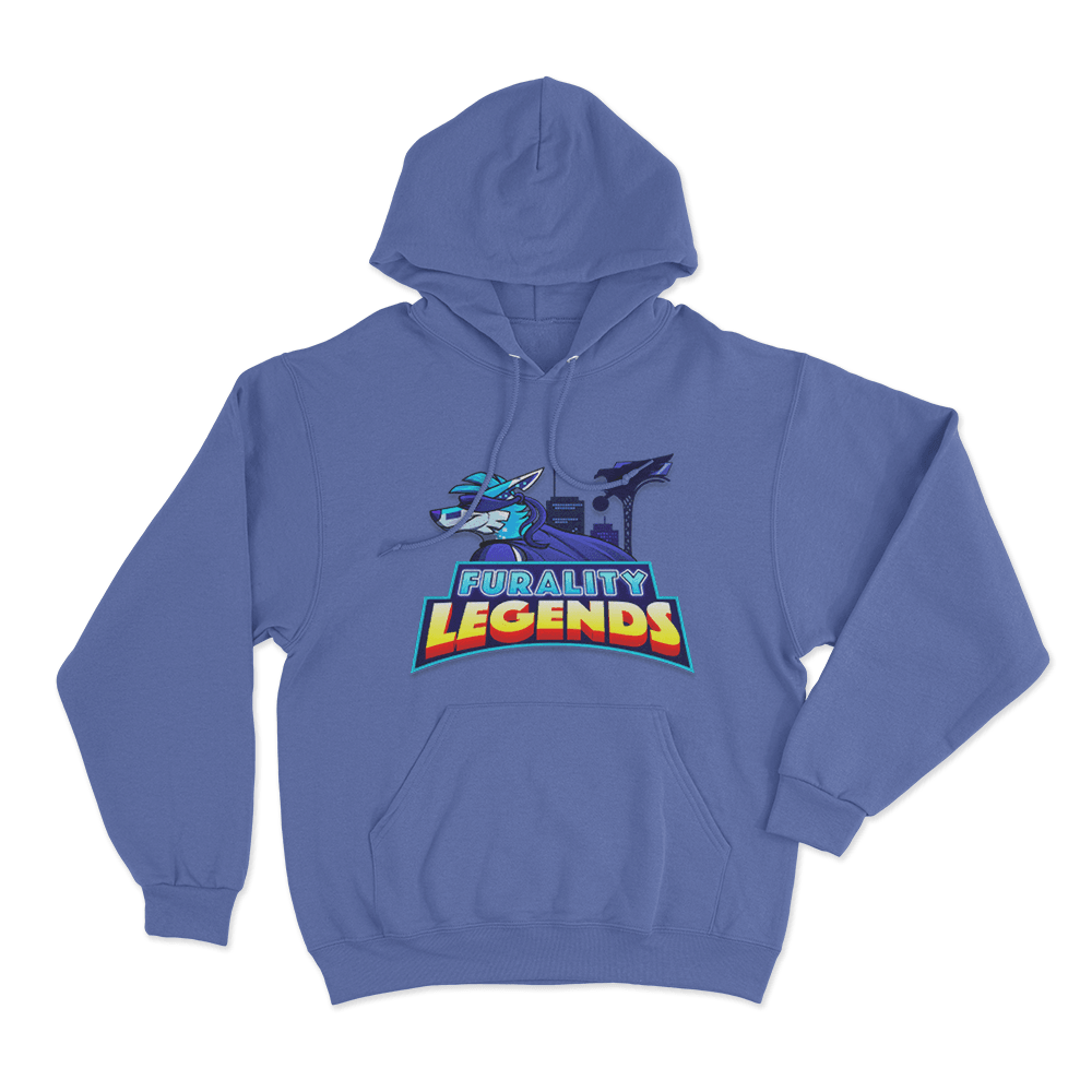 Furality Legends Unisex Hoodie Blue Furality Legends Unisex Hoodie Blue