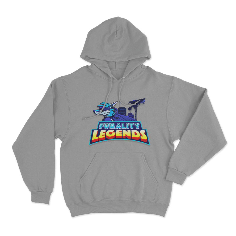 Furality Legends Unisex Hoodie Grey Furality Legends Unisex Hoodie Grey
