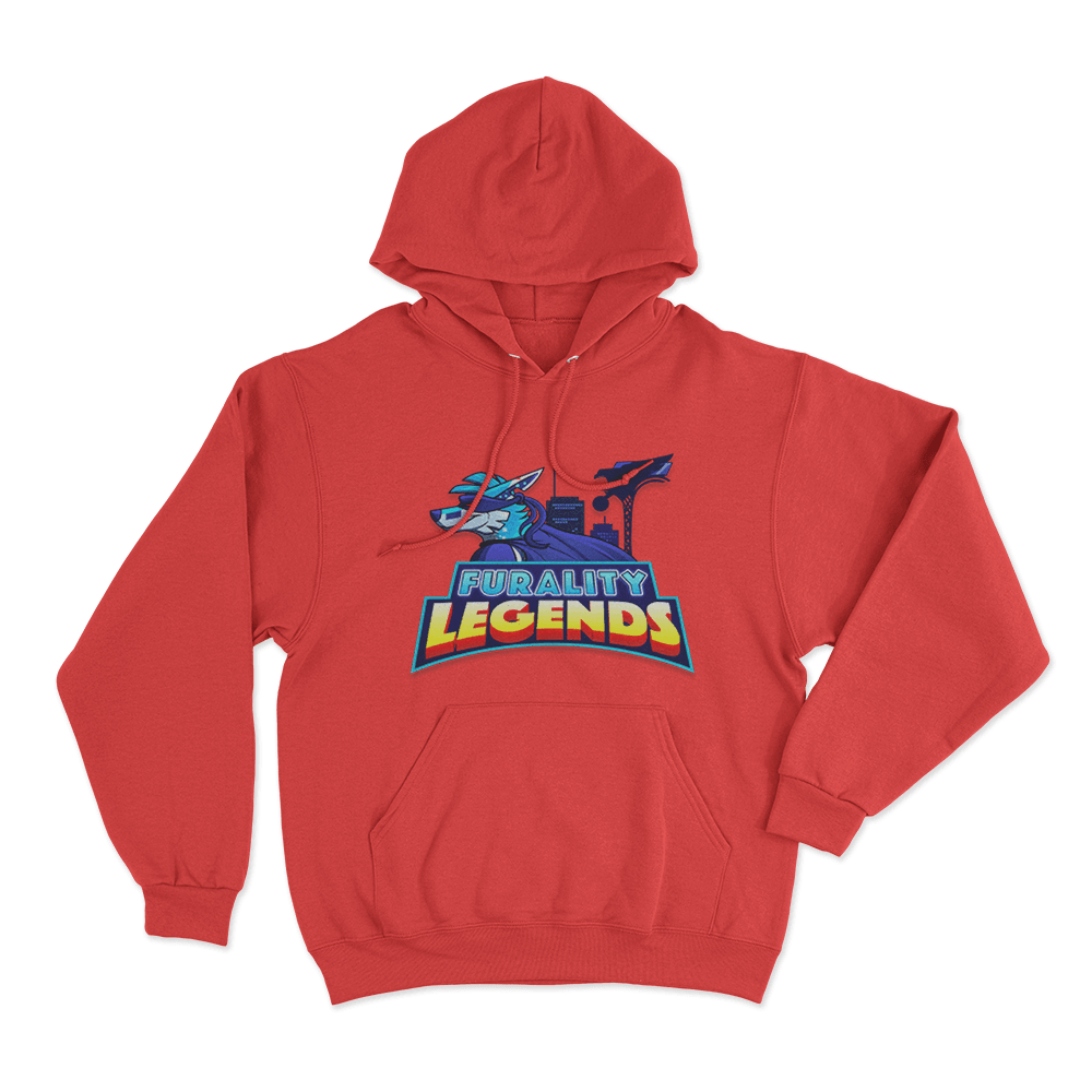 Furality Legends Unisex Hoodie Red Furality Legends Unisex Hoodie Red