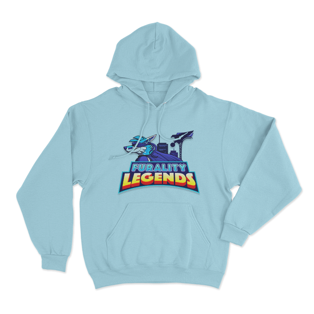 Furality Legends Unisex Hoodie Sky Blue Furality Legends Unisex Hoodie Sky Blue