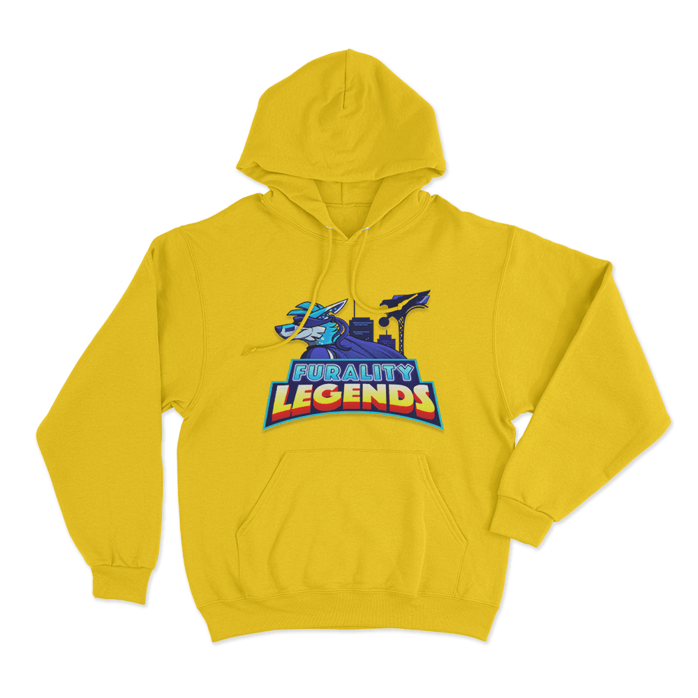 Furality Legends Unisex Hoodie Yellow Furality Legends Unisex Hoodie Yellow
