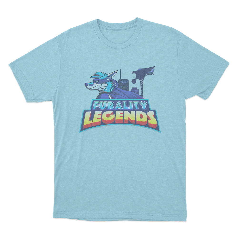 Furality Legends Unisex T Shirt Sky Blue Furality Legends Unisex T Shirt Sky Blue