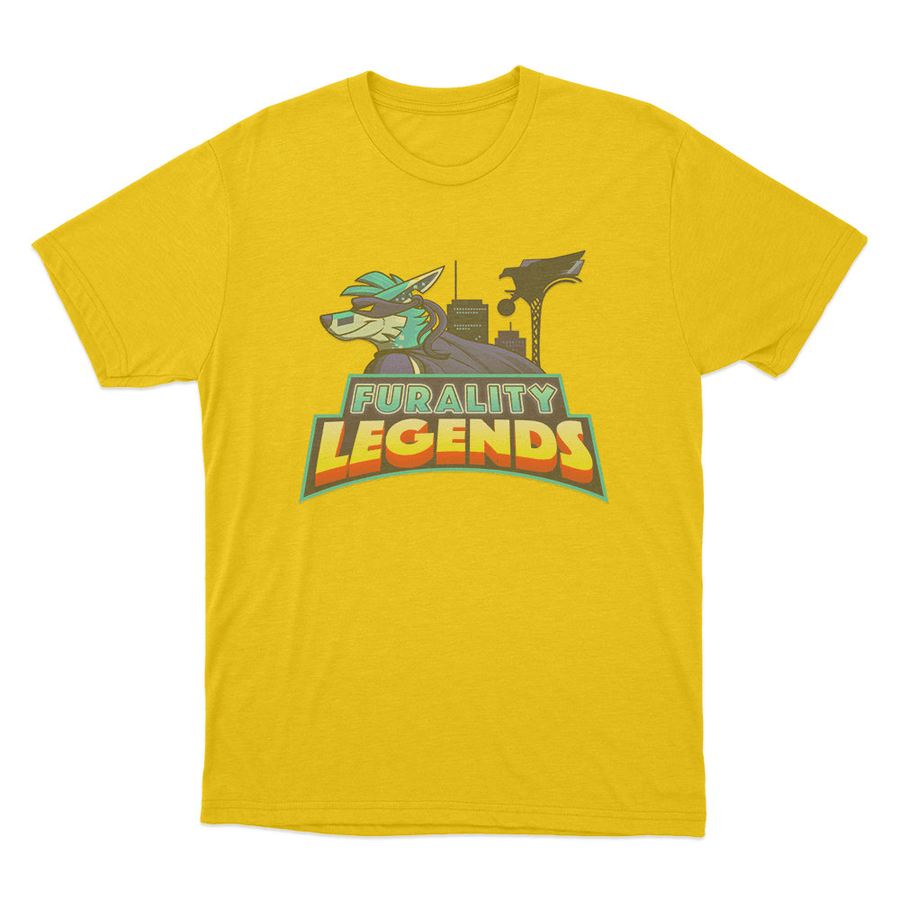 Furality Legends Unisex T Shirt Yellow Furality Legends Unisex T Shirt Yellow